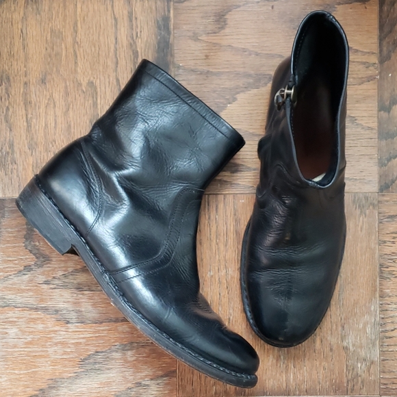 Diesel Other - Diesel Black Gold Chelsea Moto Leather Boot